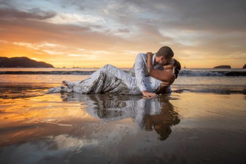 David & Stephannie’s Tropical Beach Wedding