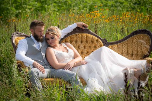 Ronald & Allessa’s Frankenmuth Farm Wedding